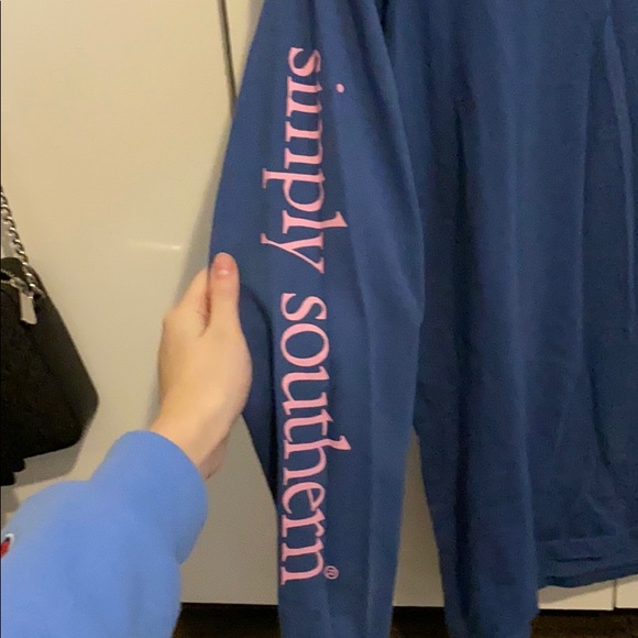 Simply southern navy long sleeve shirt - Picture 5 of 6
